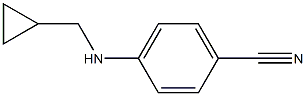 4-[(cyclopropylmethyl)amino]benzonitrile 结构式