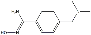 4-[(dimethylamino)methyl]-N'-hydroxybenzenecarboximidamide 结构式