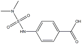 4-[(dimethylsulfamoyl)amino]benzoic acid 结构式
