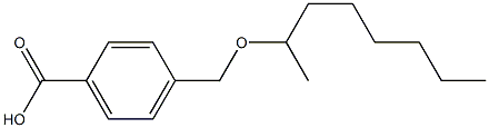 4-[(octan-2-yloxy)methyl]benzoic acid 结构式