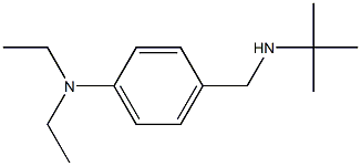 4-[(tert-butylamino)methyl]-N,N-diethylaniline 结构式