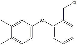 4-[2-(chloromethyl)phenoxy]-1,2-dimethylbenzene 结构式