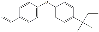 4-[4-(2-methylbutan-2-yl)phenoxy]benzaldehyde 结构式