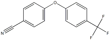 4-[4-(trifluoromethyl)phenoxy]benzonitrile 结构式