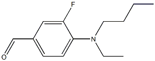 4-[butyl(ethyl)amino]-3-fluorobenzaldehyde 结构式