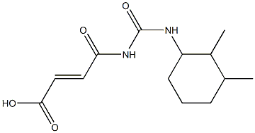 4-{[(2,3-dimethylcyclohexyl)carbamoyl]amino}-4-oxobut-2-enoic acid 结构式