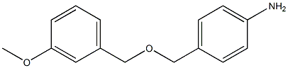 4-{[(3-methoxybenzyl)oxy]methyl}aniline 结构式