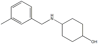 4-{[(3-methylphenyl)methyl]amino}cyclohexan-1-ol 结构式