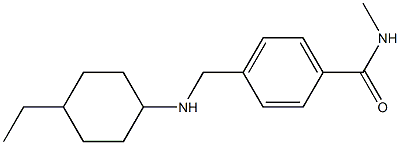 4-{[(4-ethylcyclohexyl)amino]methyl}-N-methylbenzamide 结构式