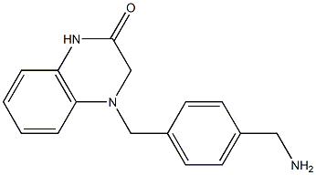 4-{[4-(aminomethyl)phenyl]methyl}-1,2,3,4-tetrahydroquinoxalin-2-one 结构式