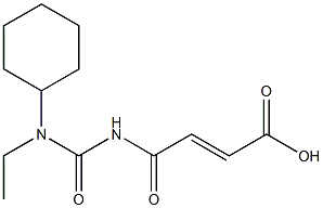 4-{[cyclohexyl(ethyl)carbamoyl]amino}-4-oxobut-2-enoic acid 结构式