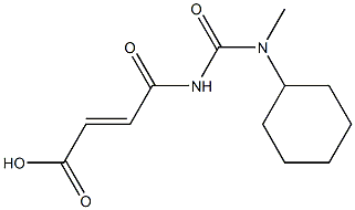 4-{[cyclohexyl(methyl)carbamoyl]amino}-4-oxobut-2-enoic acid 结构式