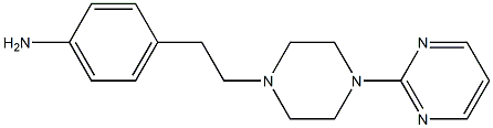 4-{2-[4-(pyrimidin-2-yl)piperazin-1-yl]ethyl}aniline 结构式