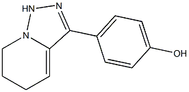 4-{5H,6H,7H,8H-[1,2,4]triazolo[3,4-a]pyridin-3-yl}phenol 结构式
