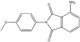 4-amino-2-(4-methoxyphenyl)-2,3-dihydro-1H-isoindole-1,3-dione 结构式