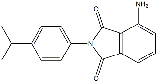 4-amino-2-[4-(propan-2-yl)phenyl]-2,3-dihydro-1H-isoindole-1,3-dione 结构式