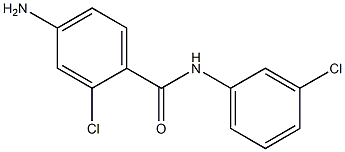 4-amino-2-chloro-N-(3-chlorophenyl)benzamide 结构式