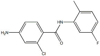 4-amino-2-chloro-N-(5-fluoro-2-methylphenyl)benzamide 结构式