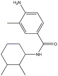 4-amino-N-(2,3-dimethylcyclohexyl)-3-methylbenzamide 结构式