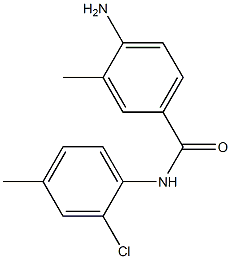 4-amino-N-(2-chloro-4-methylphenyl)-3-methylbenzamide 结构式