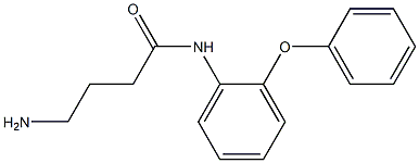 4-amino-N-(2-phenoxyphenyl)butanamide 结构式