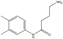 4-amino-N-(3,4-dimethylphenyl)butanamide 结构式