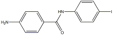 4-amino-N-(4-iodophenyl)benzamide 结构式