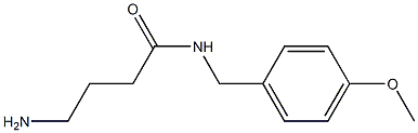 4-amino-N-(4-methoxybenzyl)butanamide 结构式