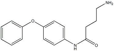 4-amino-N-(4-phenoxyphenyl)butanamide 结构式