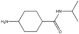 4-amino-N-(propan-2-yl)cyclohexane-1-carboxamide 结构式