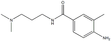 4-amino-N-[3-(dimethylamino)propyl]-3-methylbenzamide 结构式