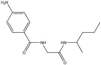 4-amino-N-{2-[(1-methylbutyl)amino]-2-oxoethyl}benzamide 结构式