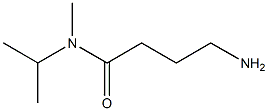 4-amino-N-isopropyl-N-methylbutanamide 结构式