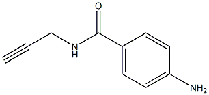 4-amino-N-prop-2-ynylbenzamide 结构式