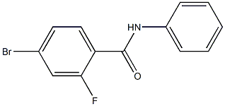 4-bromo-2-fluoro-N-phenylbenzamide 结构式