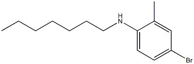 4-bromo-N-heptyl-2-methylaniline 结构式