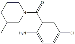 4-chloro-2-[(3-methylpiperidin-1-yl)carbonyl]aniline 结构式