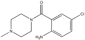 4-chloro-2-[(4-methylpiperazin-1-yl)carbonyl]aniline 结构式
