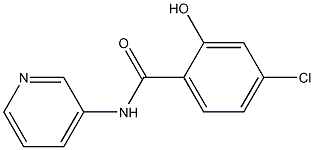 4-chloro-2-hydroxy-N-(pyridin-3-yl)benzamide 结构式