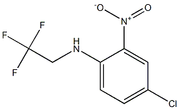 4-chloro-2-nitro-N-(2,2,2-trifluoroethyl)aniline 结构式