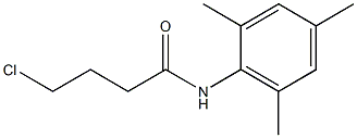 4-chloro-N-(2,4,6-trimethylphenyl)butanamide 结构式