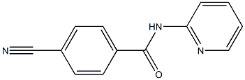 4-cyano-N-pyridin-2-ylbenzamide 结构式