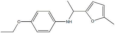 4-ethoxy-N-[1-(5-methylfuran-2-yl)ethyl]aniline 结构式