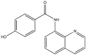 4-hydroxy-N-(quinolin-8-yl)benzamide 结构式