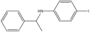 4-iodo-N-(1-phenylethyl)aniline 结构式