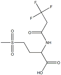 4-methanesulfonyl-2-(3,3,3-trifluoropropanamido)butanoic acid 结构式