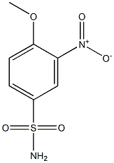 4-methoxy-3-nitrobenzenesulfonamide 结构式