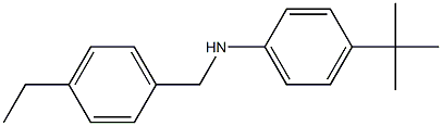 4-tert-butyl-N-[(4-ethylphenyl)methyl]aniline 结构式