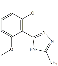 5-(2,6-dimethoxyphenyl)-4H-1,2,4-triazol-3-amine 结构式