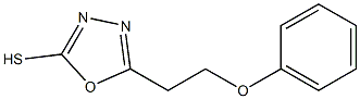 5-(2-phenoxyethyl)-1,3,4-oxadiazole-2-thiol 结构式